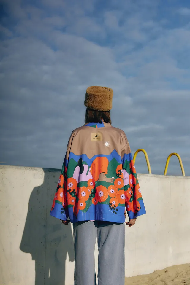 Aurelia & Zwei Frauen Call me by your name kimono oboustranné