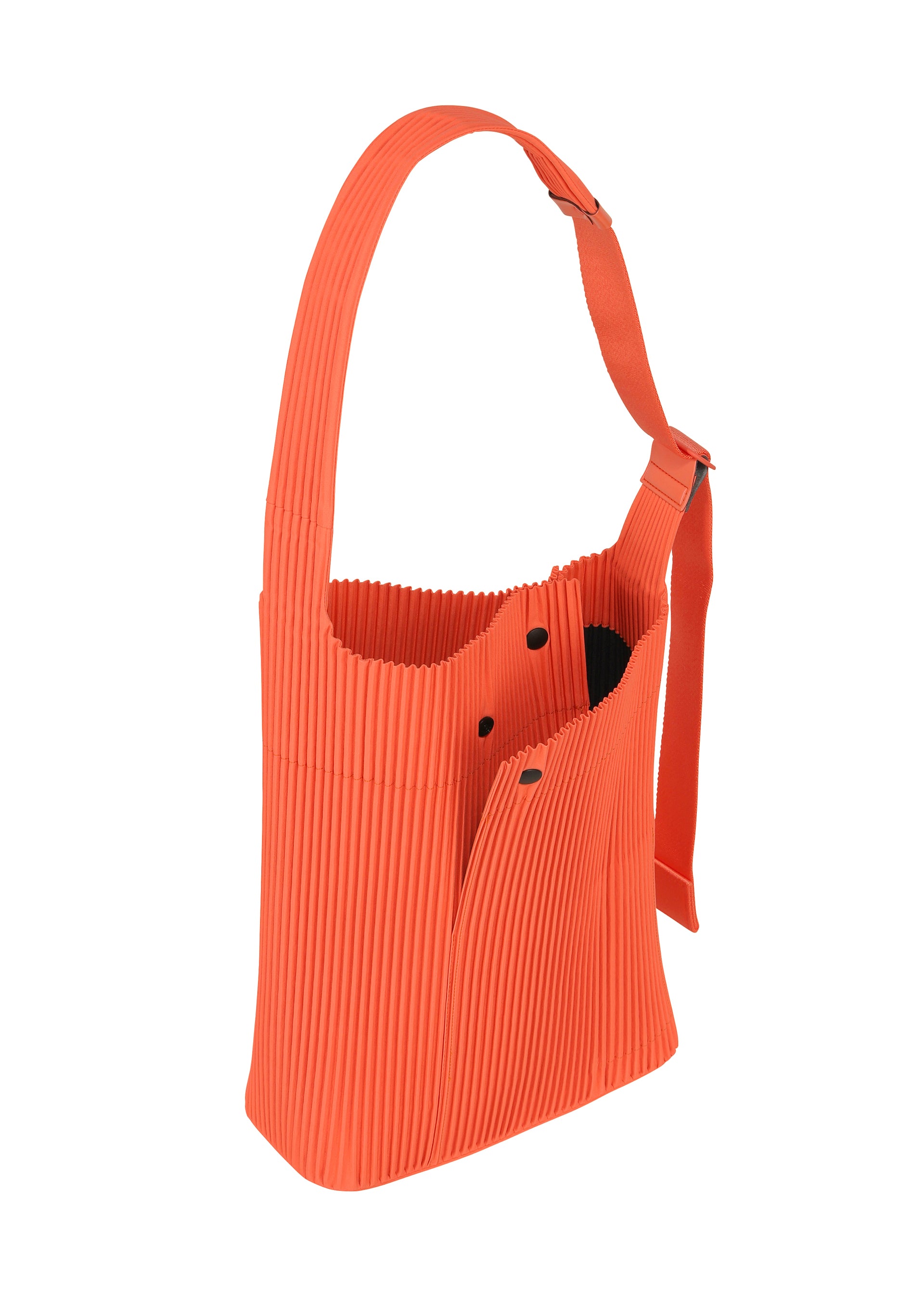 Issey Miyake Homme Plissé Utility taška přes rameno oranžová