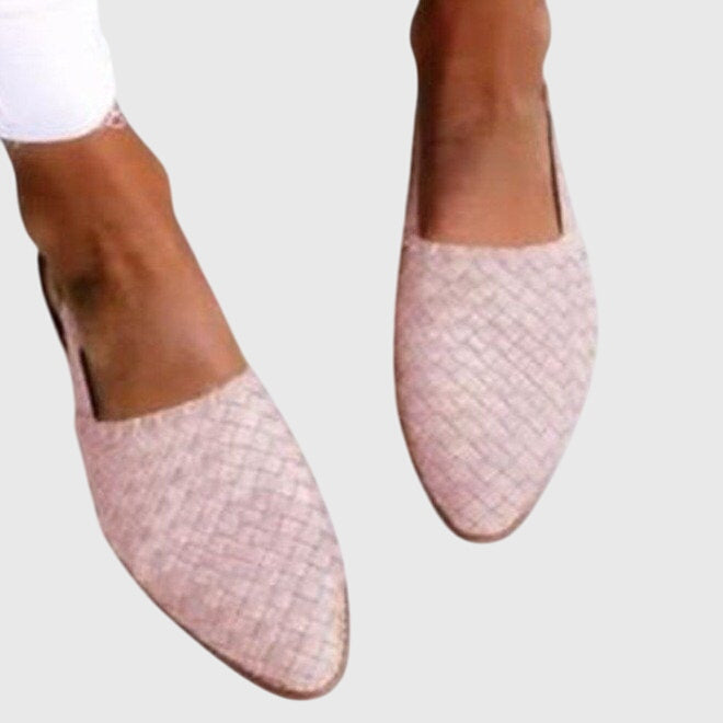 Norielle mules dámské světle hnědé pletené špičaté