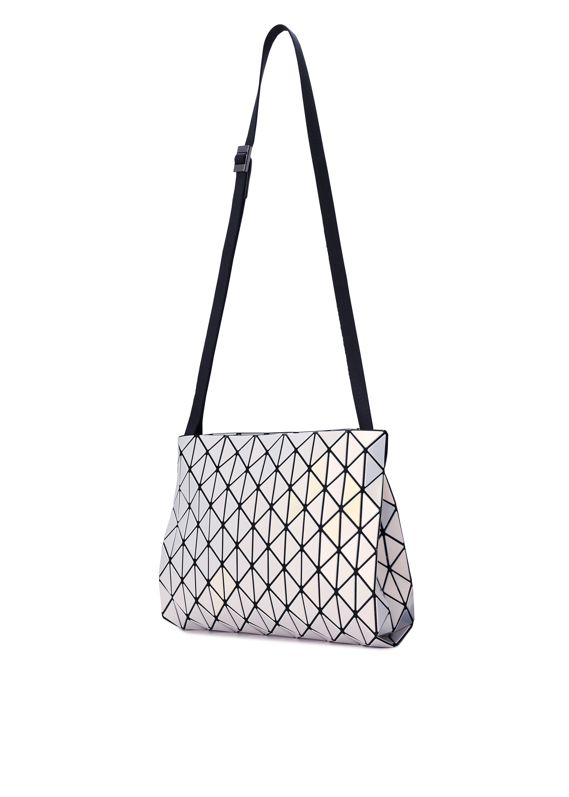 Issey Miyake Row Metallic kabelka White