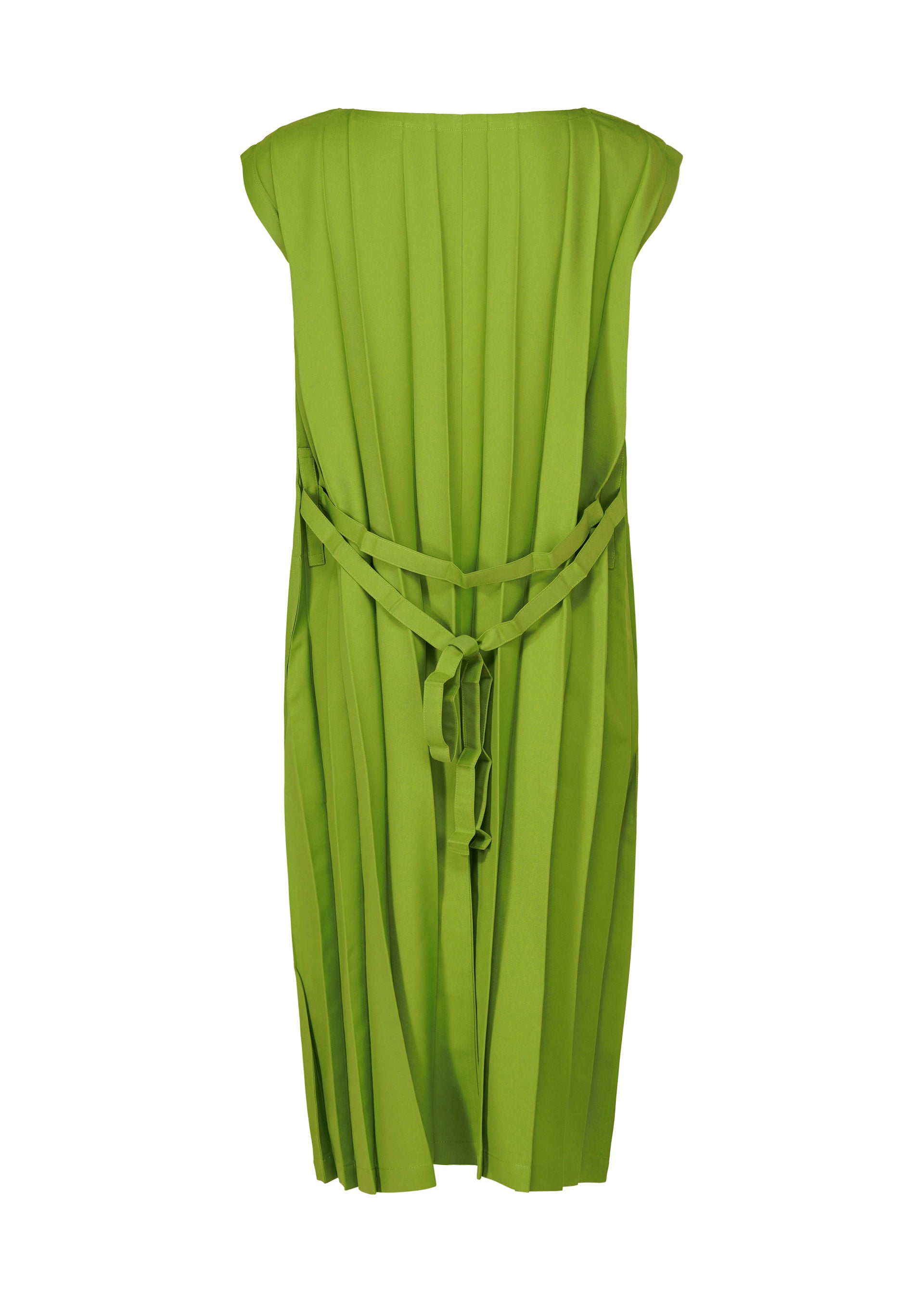 Issey Miyake Cross Pleats šaty Black s kapsami