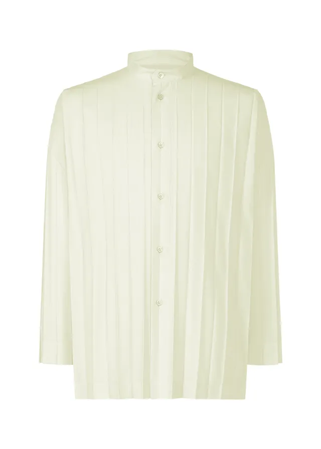 Issey Miyake Edge Shirt pánská košile bílá