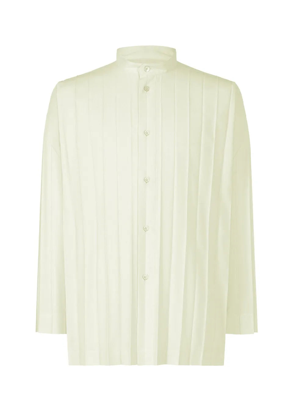 Issey Miyake Edge Shirt pánská košile bílá
