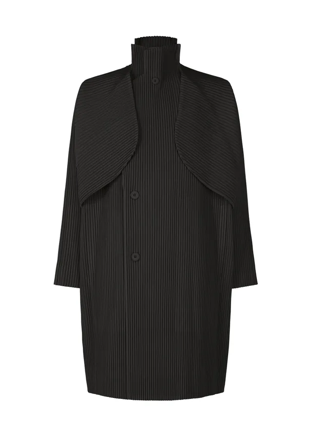 Issey Miyake Cover Fold kabát černý 3