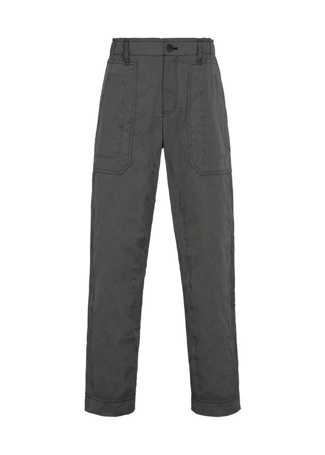 Issey Miyake Type-U 001-1 kalhoty tmavě šedé