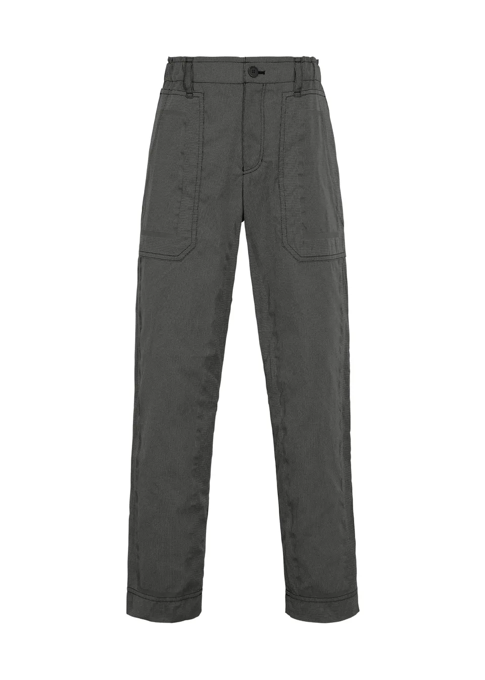 Issey Miyake Type-U 001-1 kalhoty tmavě šedé