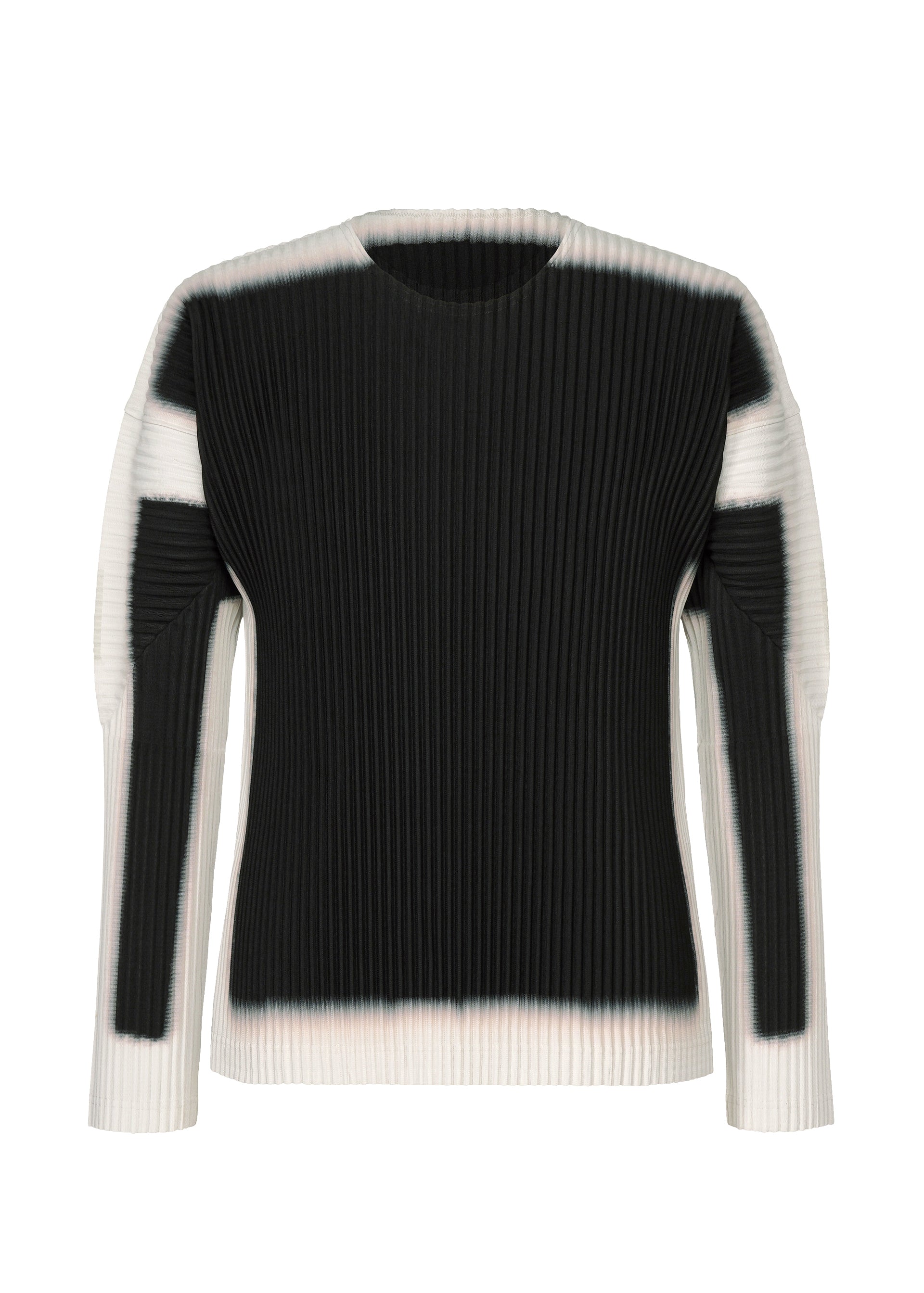 Homme Plissé Issey Miyake Framework Chusen triko bílé