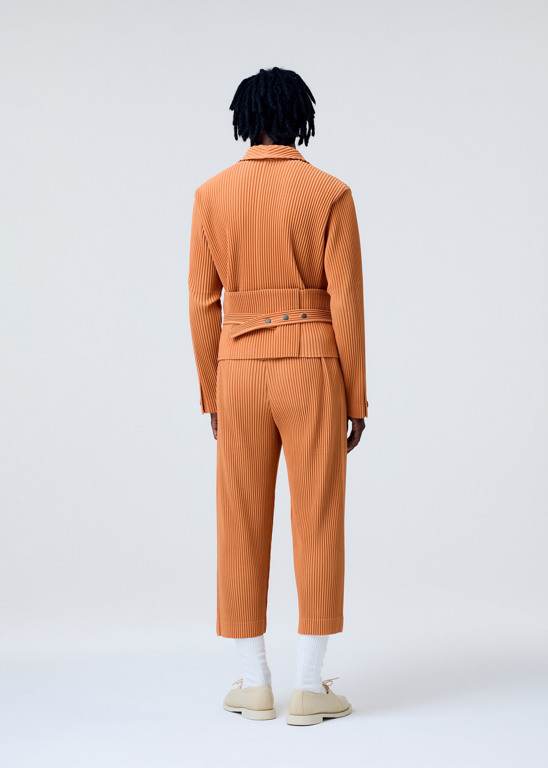 Issey Miyake Homme Plissé Pleats Band kamarbund černý