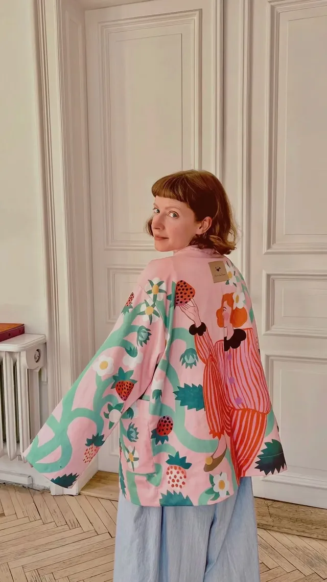 Aurelia & Zwei Frauen Mary kimono květinové