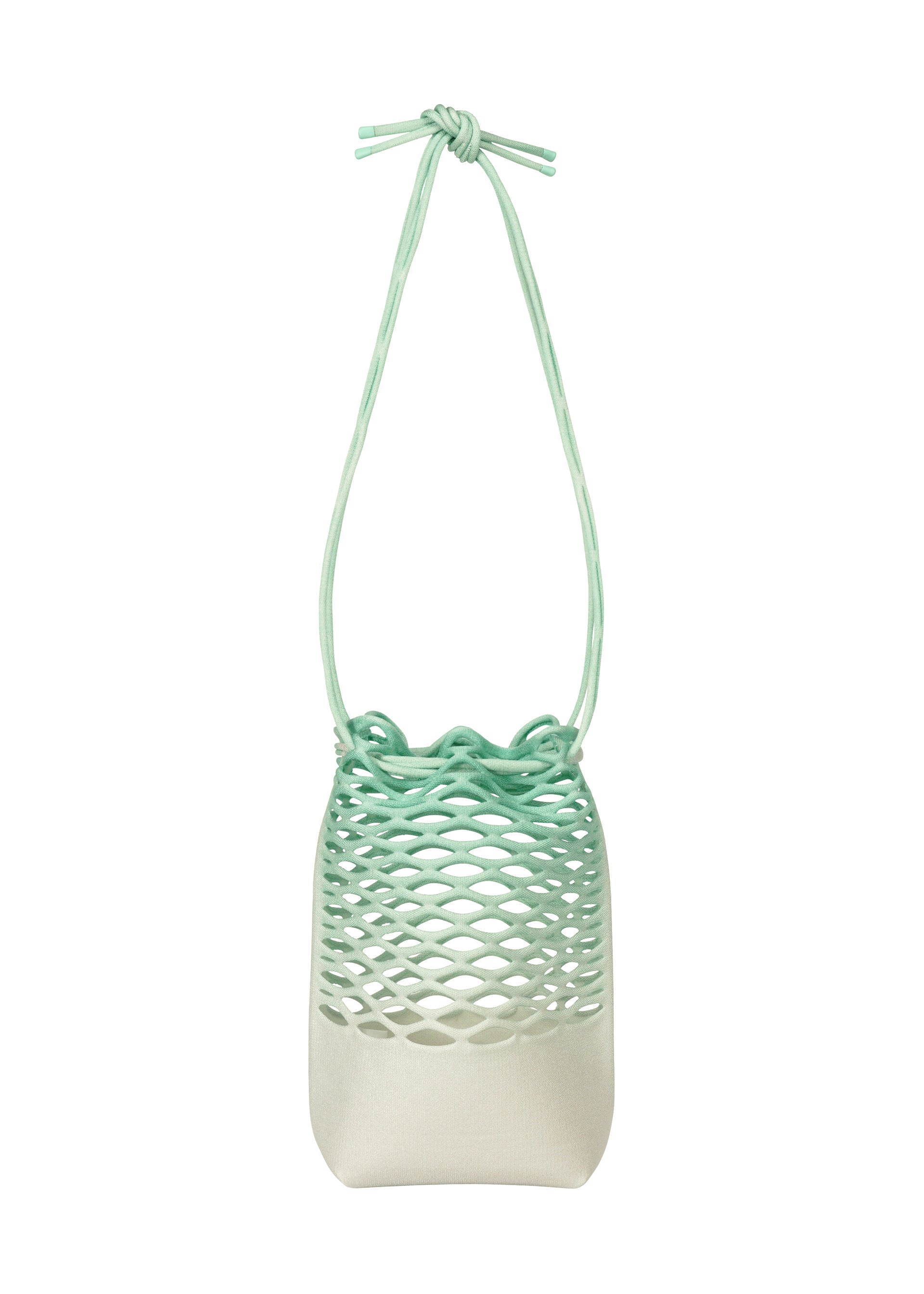 Issey Miyake Mokko Net Gradation kabelka zelená pletená