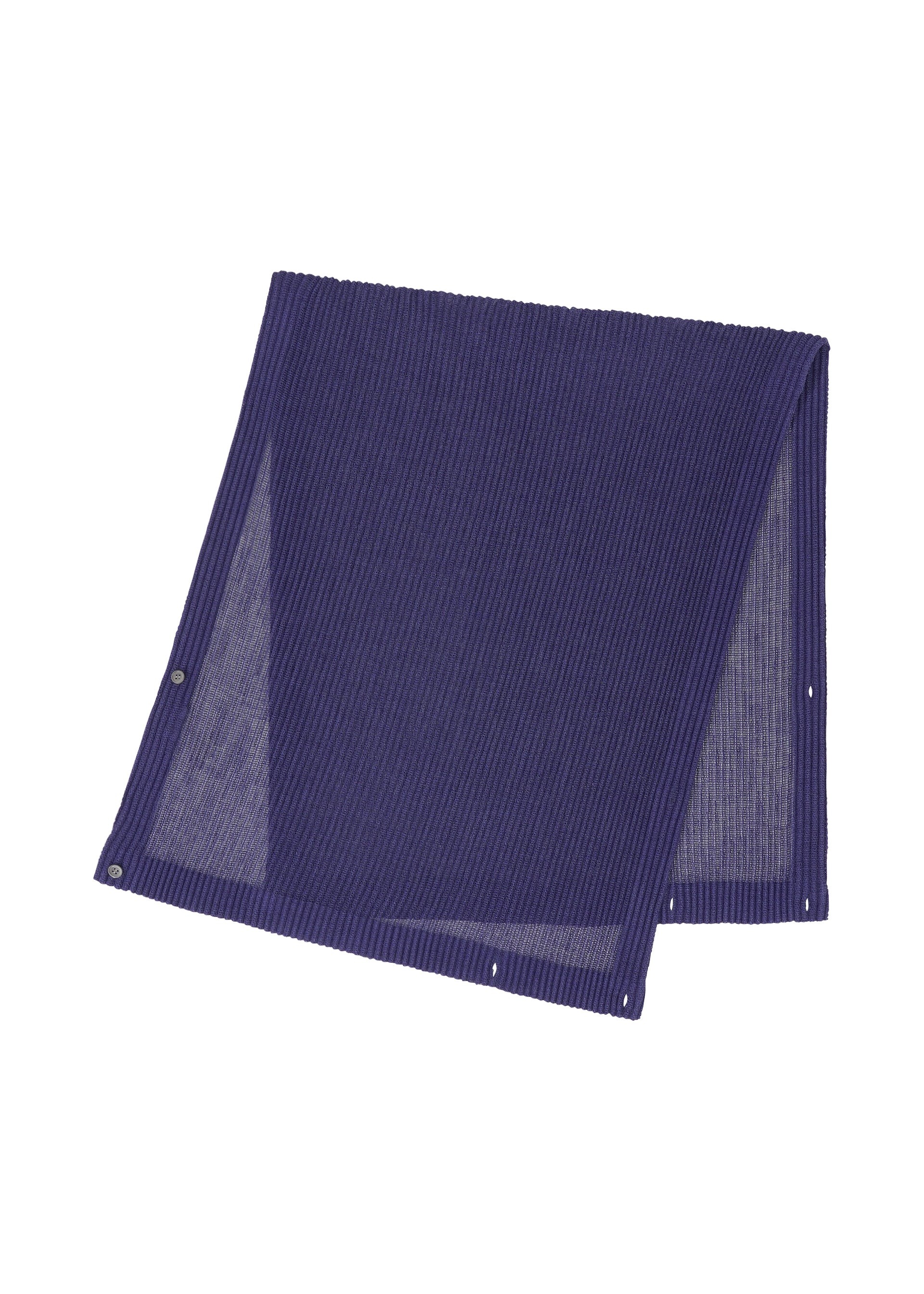 Issey Miyake Rustic Mesh štóla Black s knoflíky