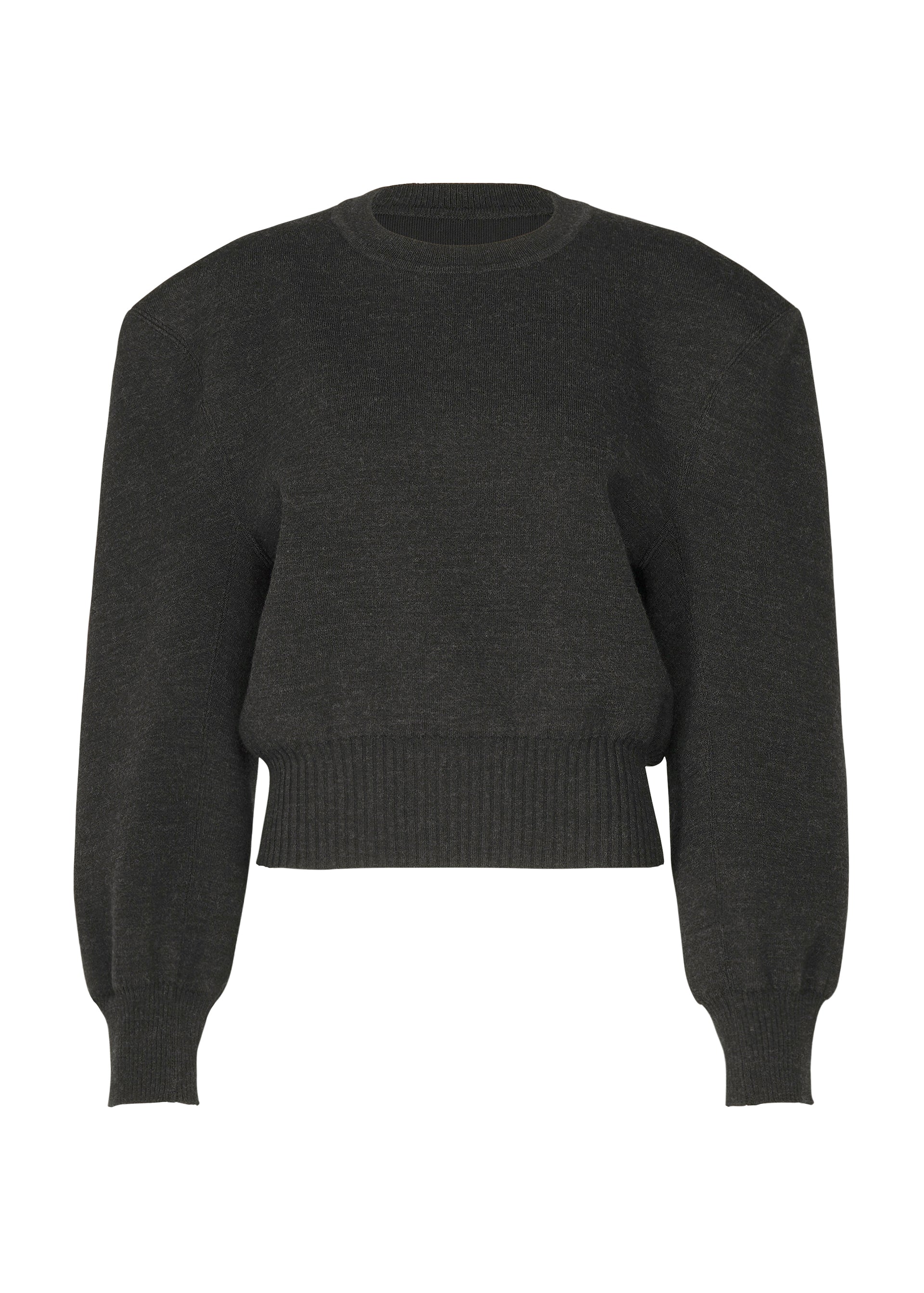 Issey Miyake Handsome Knit svetr černý vlněný