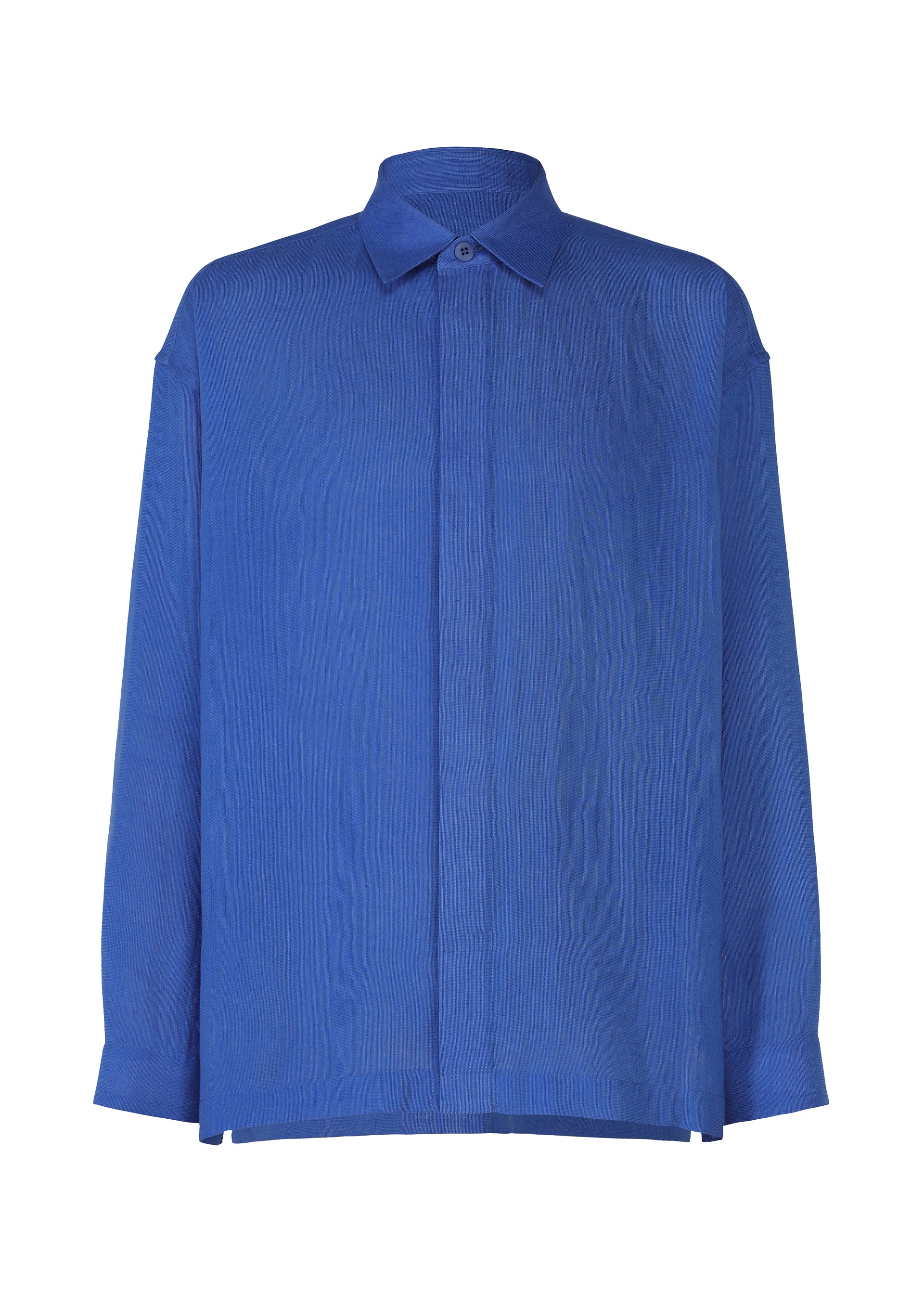 Issey Miyake IM Men Floating Linen košile Light Blue