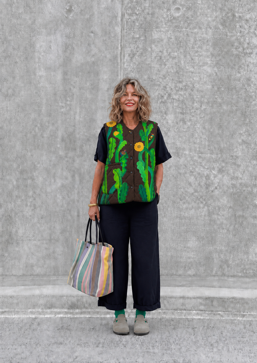 AURELIA & ZWEI FRAUEN Art to Wear Ogród Sióstr vesta