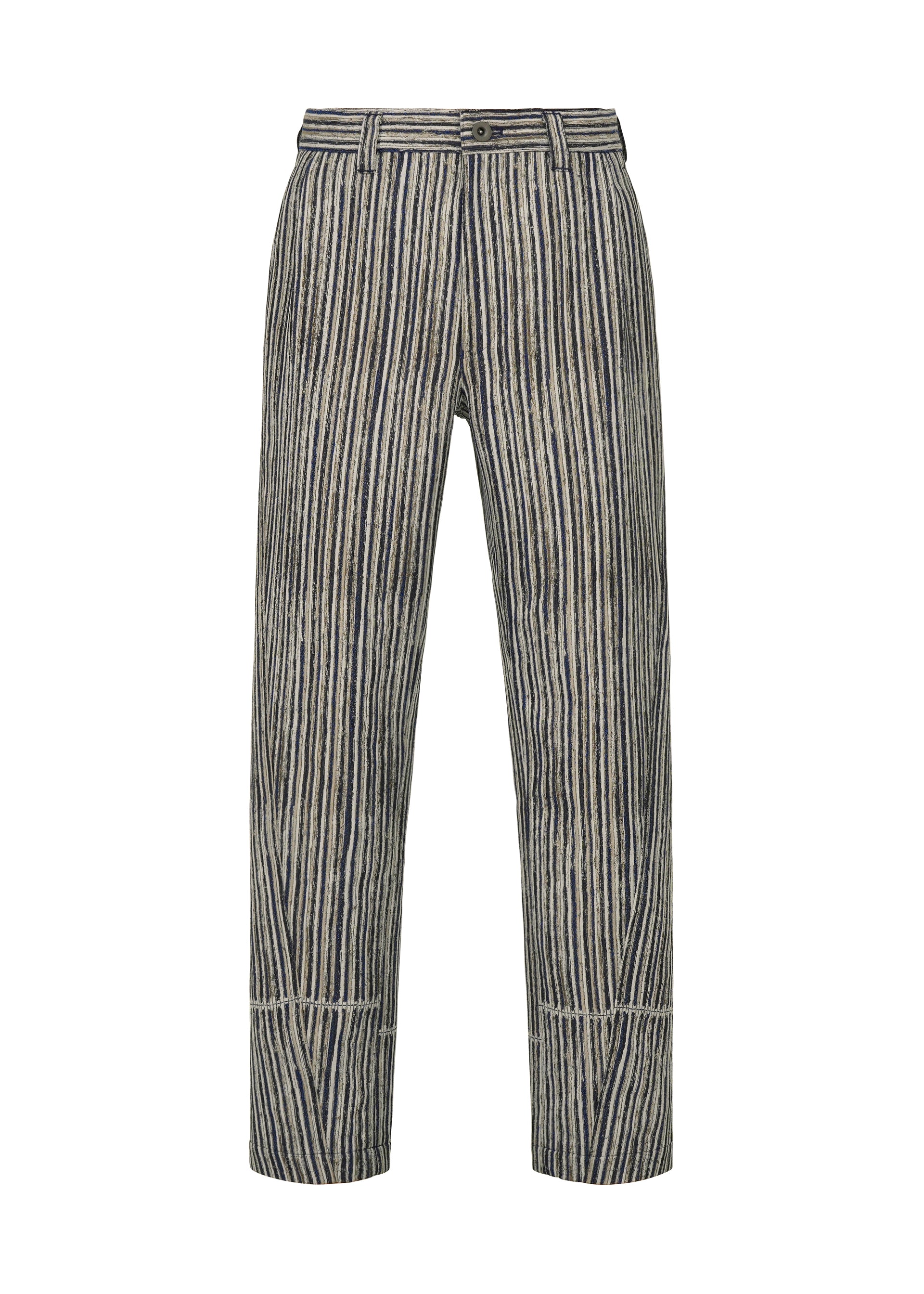Issey Miyake Curviness kalhoty charcoal gray vel. 2 len