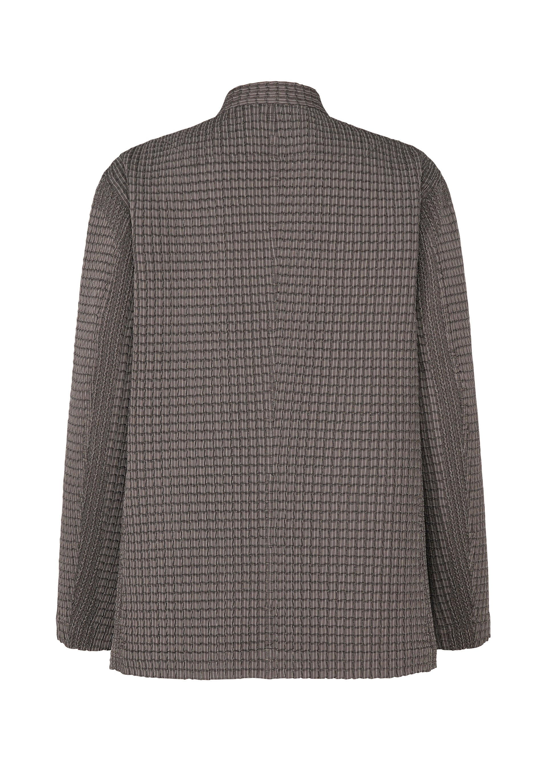 Issey Miyake Type-O 014 bunda Grayish Brown pružná