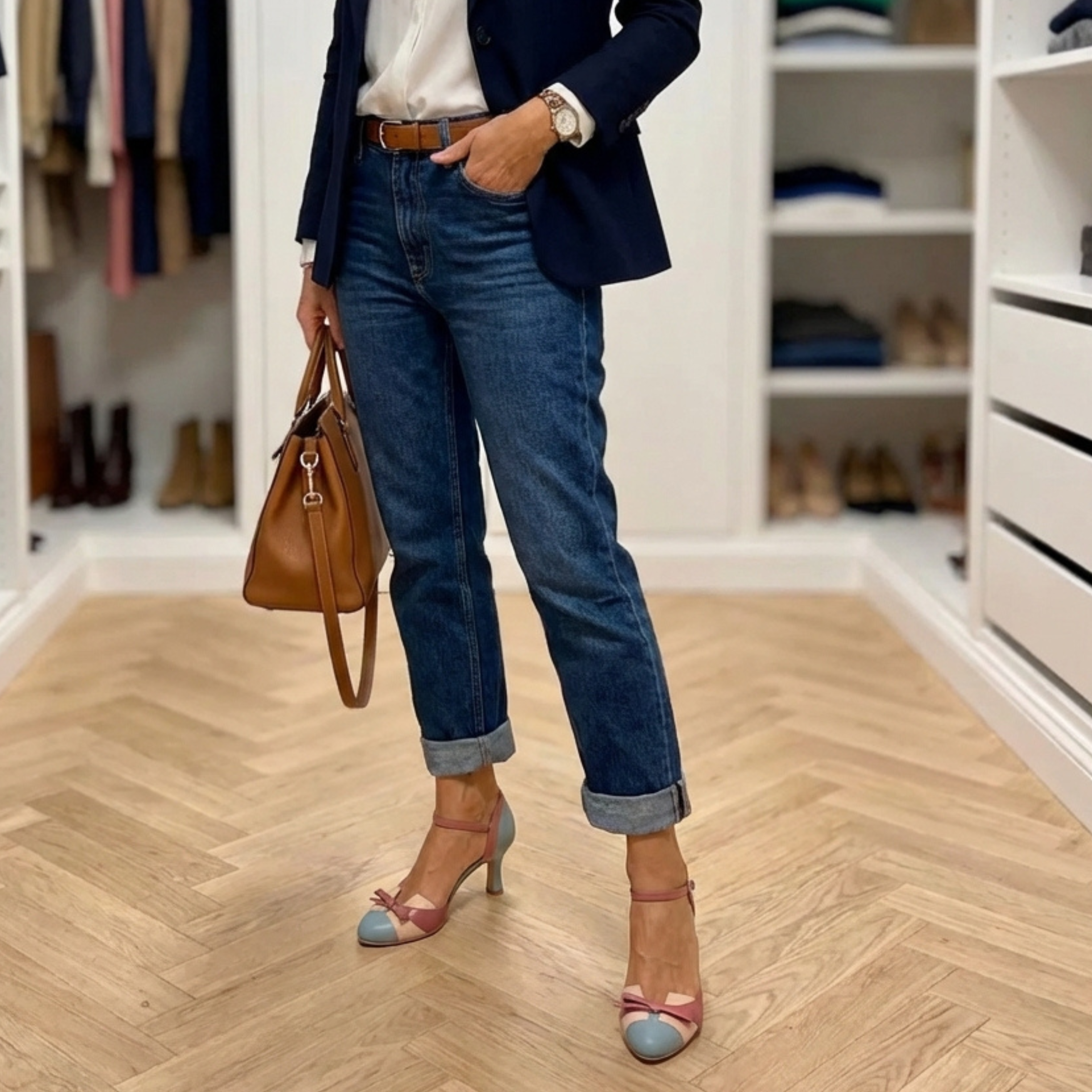 Norielle Slingback lodičky světle modré se špičkou