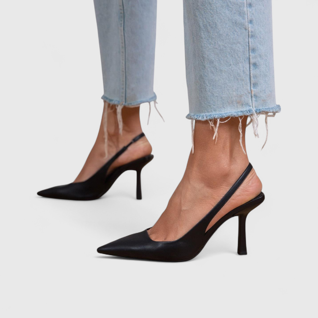 Norielle lodičky slingback se špičkou černé