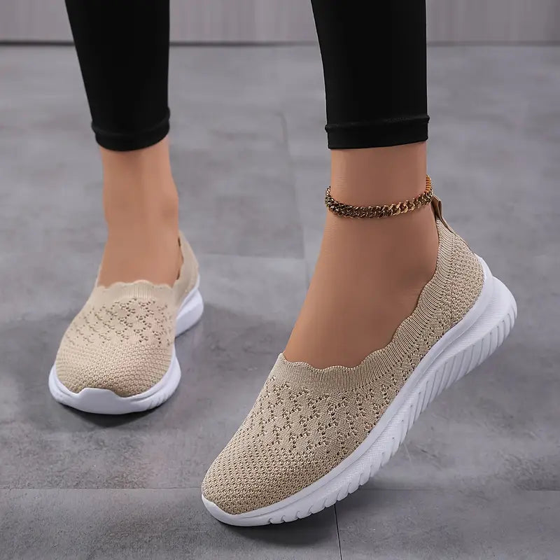 Norielle slip-on boty síťované prodyšné bílé