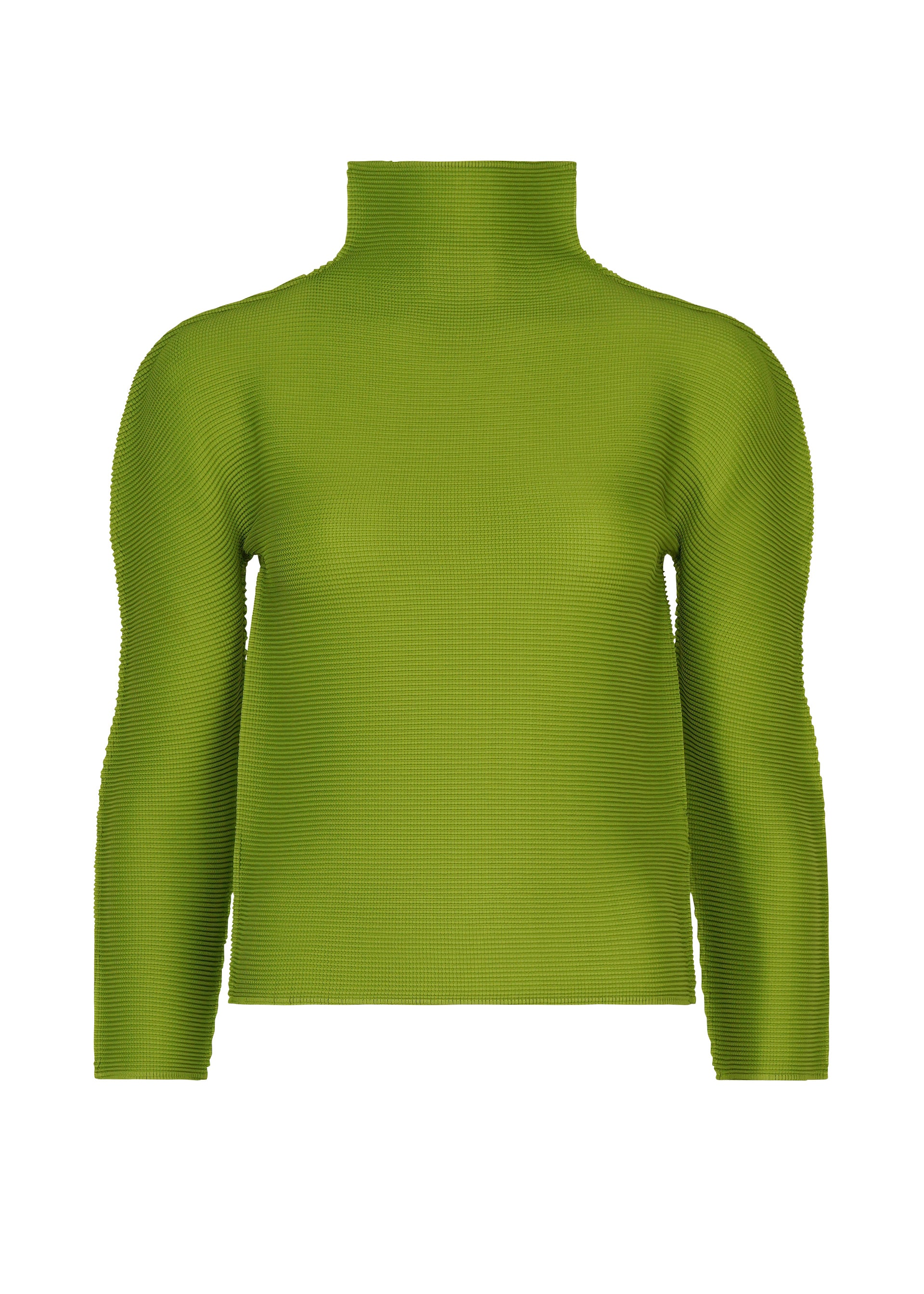 Issey Miyake Stretch Pleats 4 top taupe strečový rolák