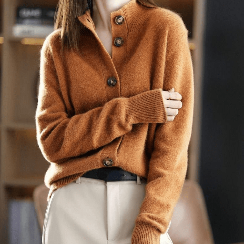 Norielle Intemporelle dámský cardigan béžový na knoflíky