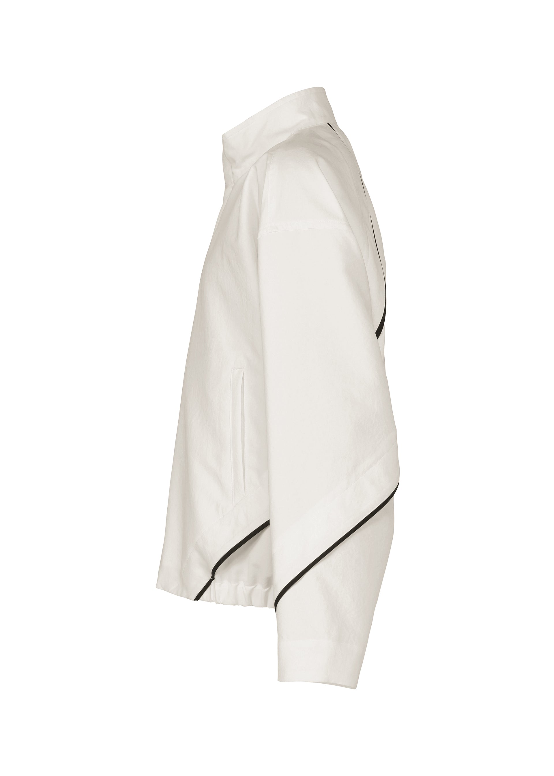 Issey Miyake Fluent LA63104 pánská bunda bomber bílá lehká