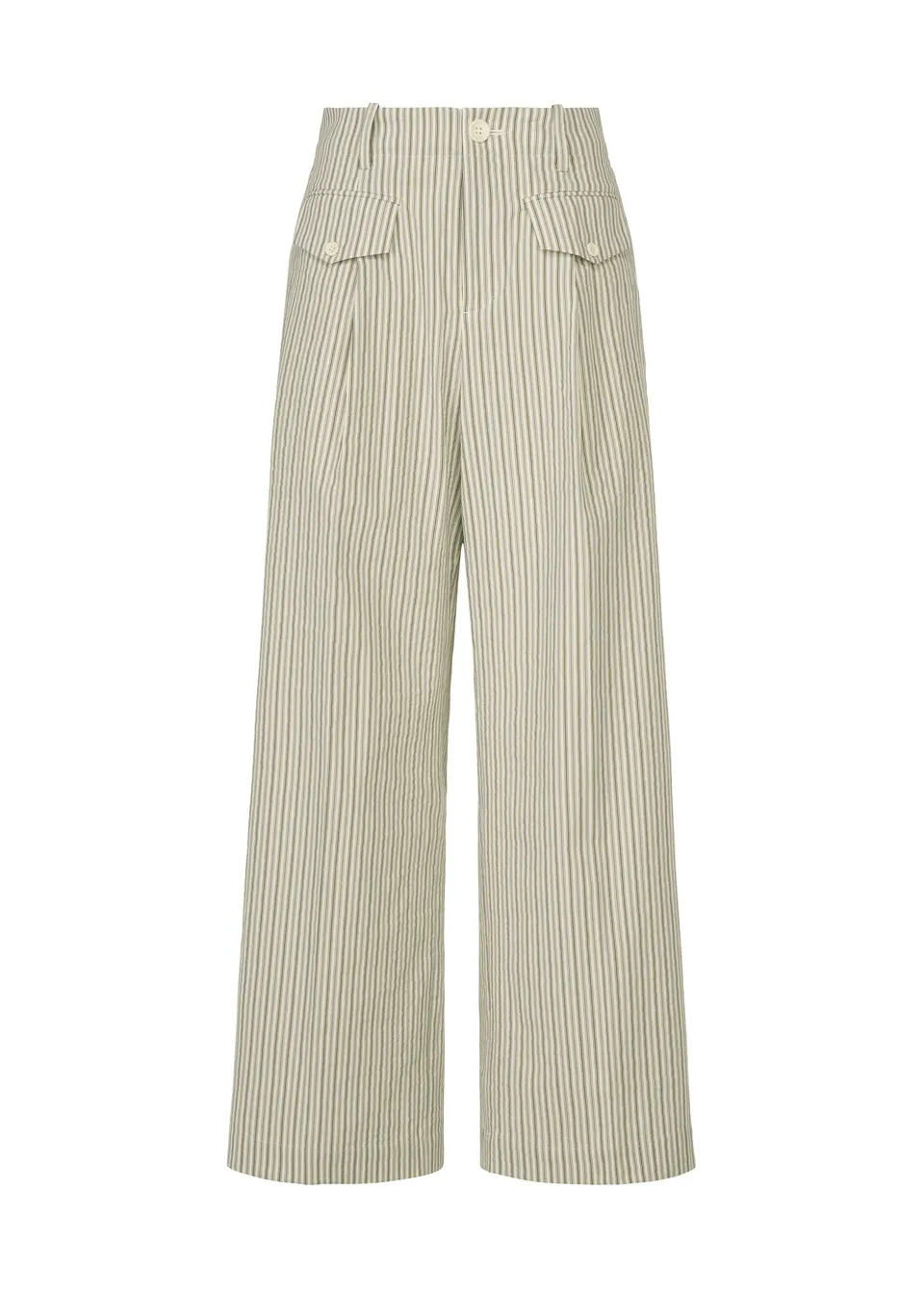 Issey Miyake Allow Stripe kalhoty bílé vel. 1