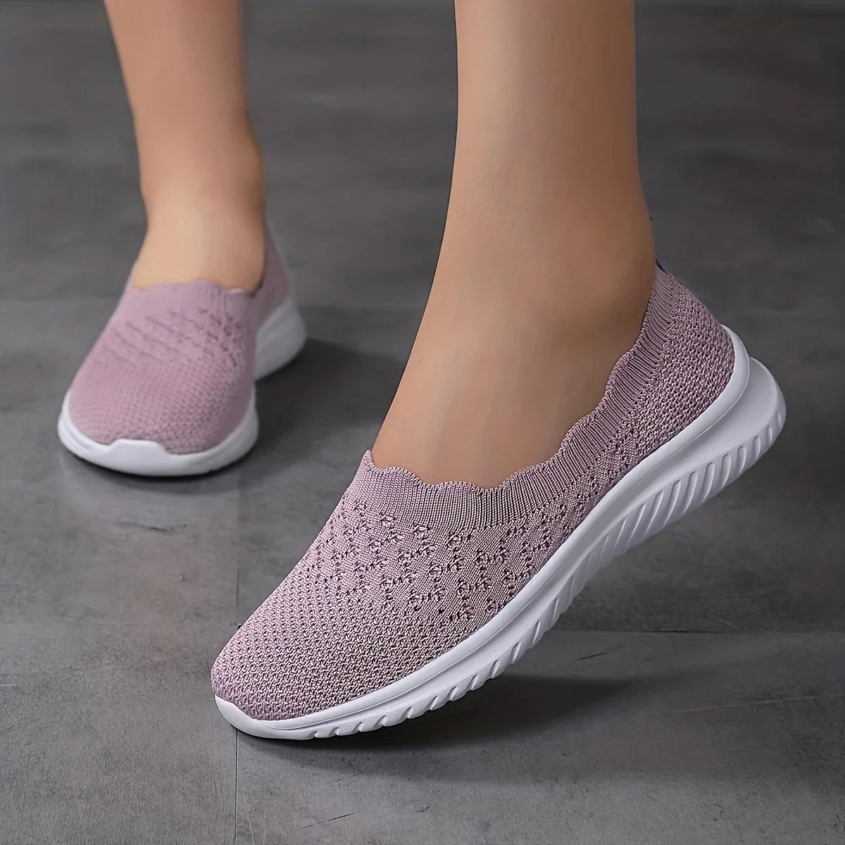 Norielle slip-on boty síťované prodyšné bílé