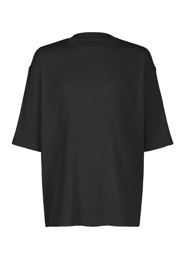 Issey Miyake IM Men Crepe Tuck Jersey tričko black