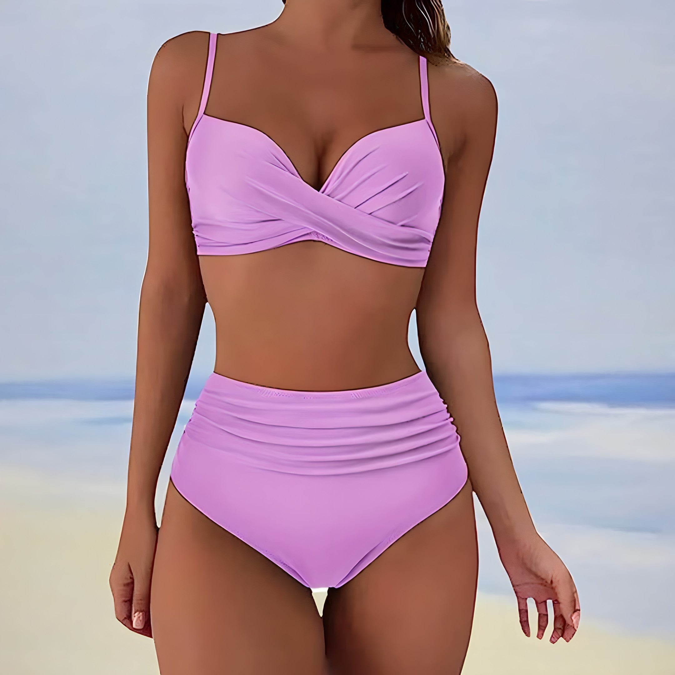 Norielle push-up bikiny high-waist zelené