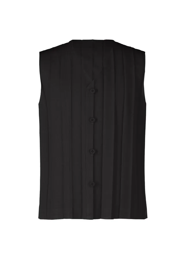 Issey Miyake EDGE ENSEMBLE vesta černá plisovaná