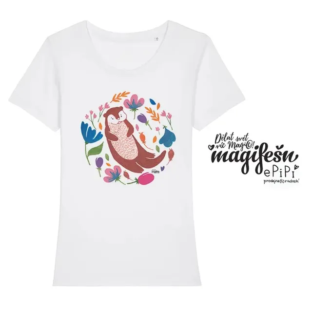 Magifešn XX Vydra tričko biobavlna