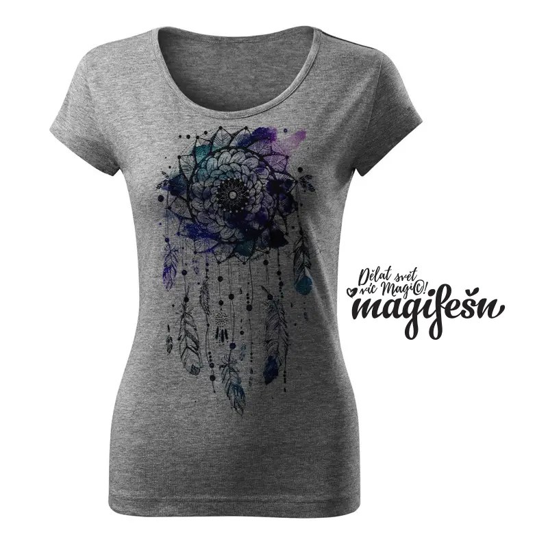 Magifešn XX Dreamcatcher Space tričko z biobavlny