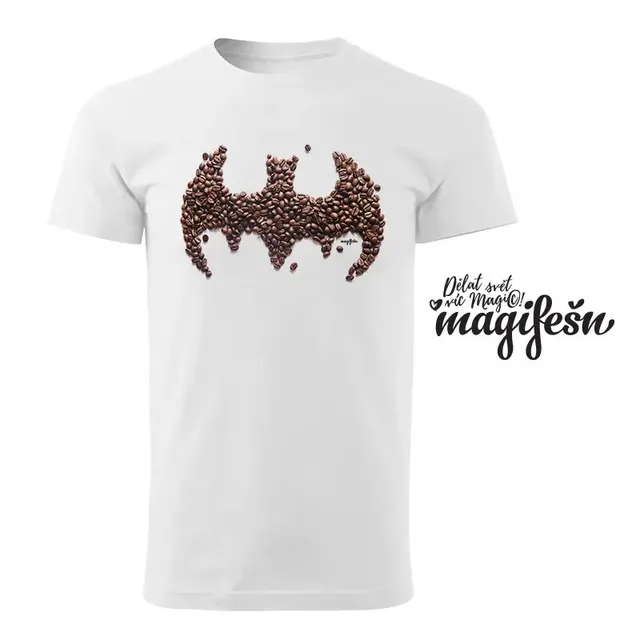 Magifešn XY Coffeelover Batman unisex tričko bio