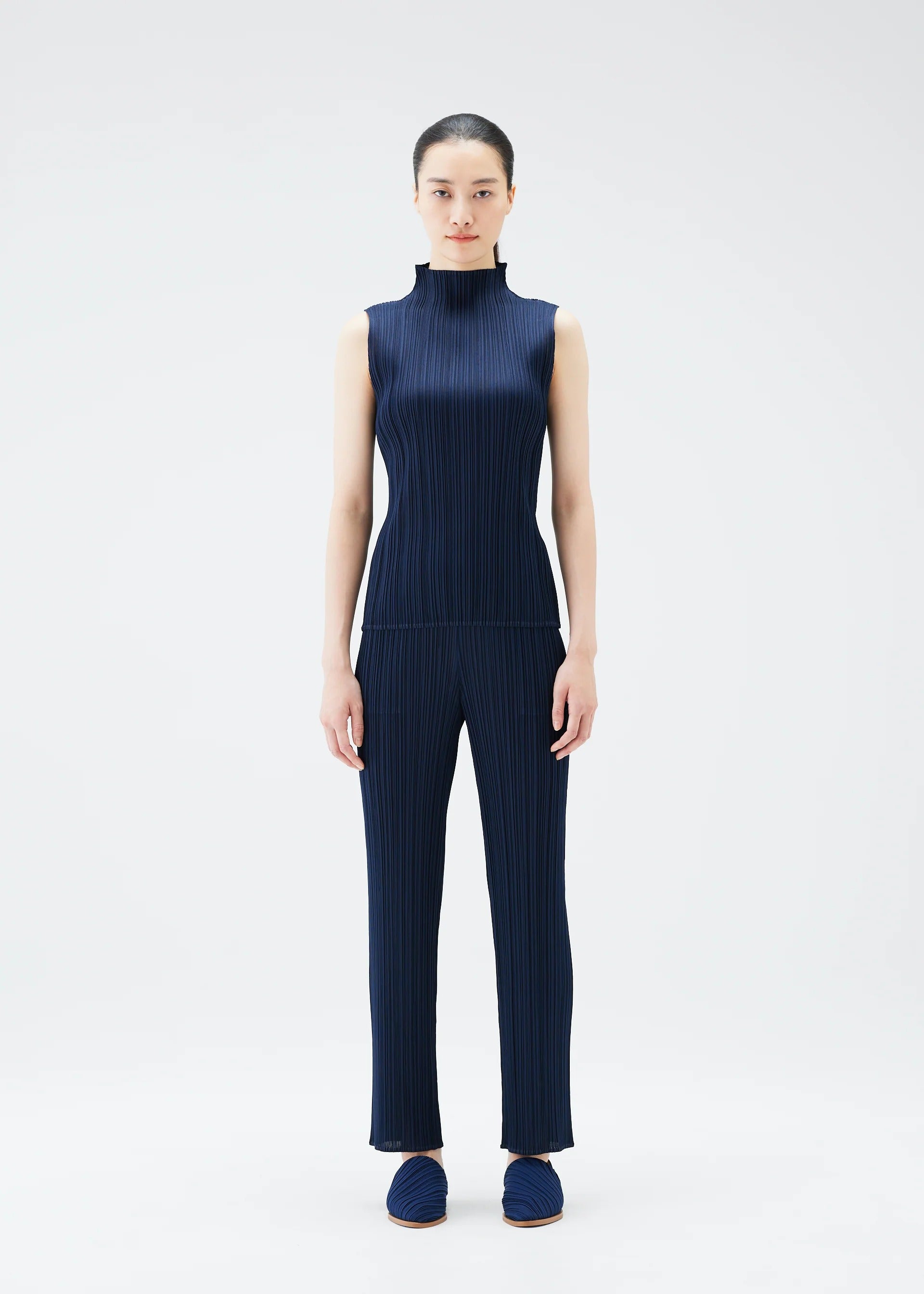 Issey Miyake New Colorful Basics 4 dámský top karmínový