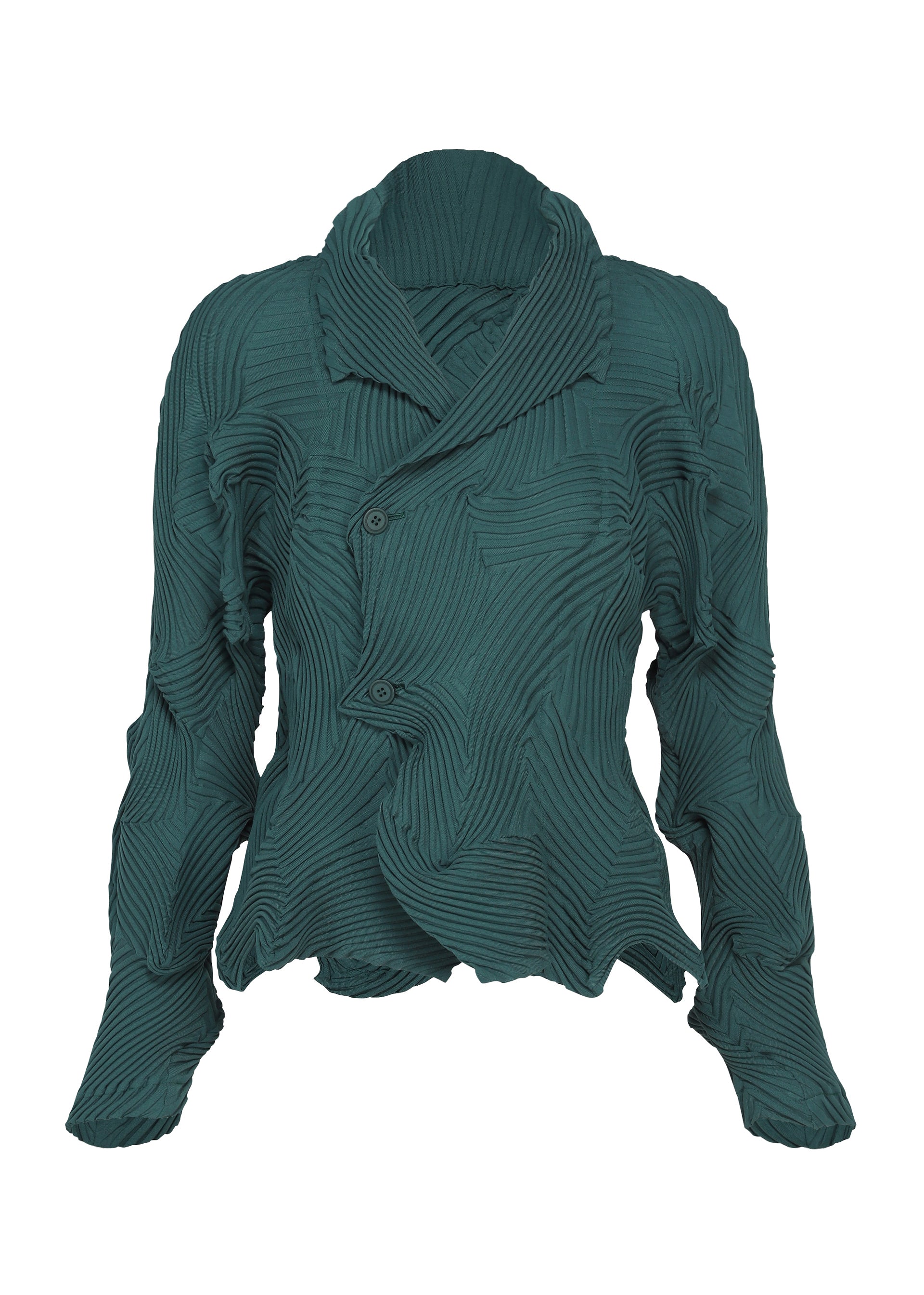 Issey Miyake TYPE-P 003-1 bunda černá plisovaná