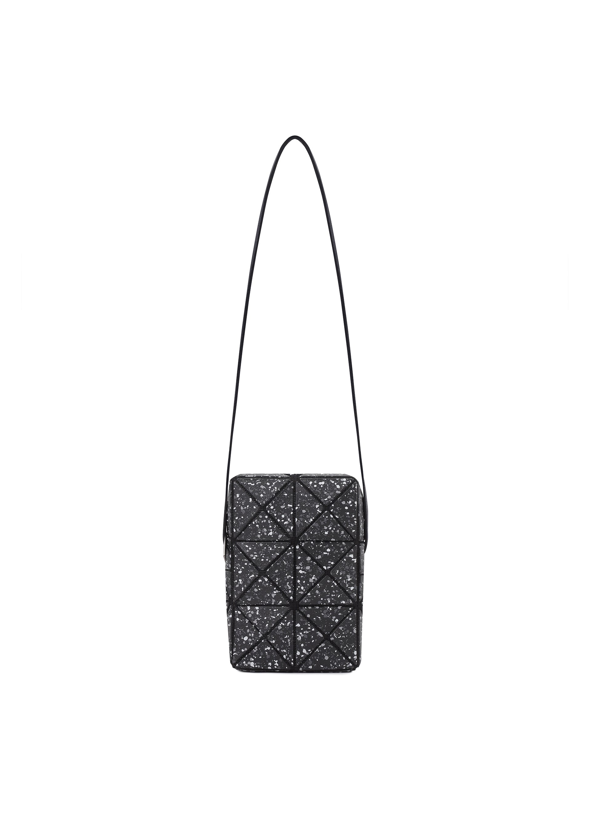 Issey Miyake City crossbody kabelka stone gray matná