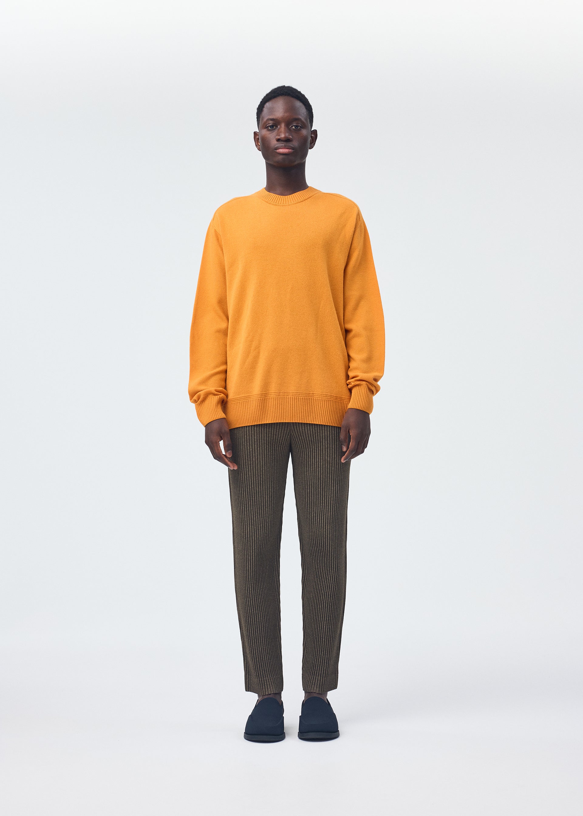 Issey Miyake Wool Like Light kalhoty šedé 1 polyester
