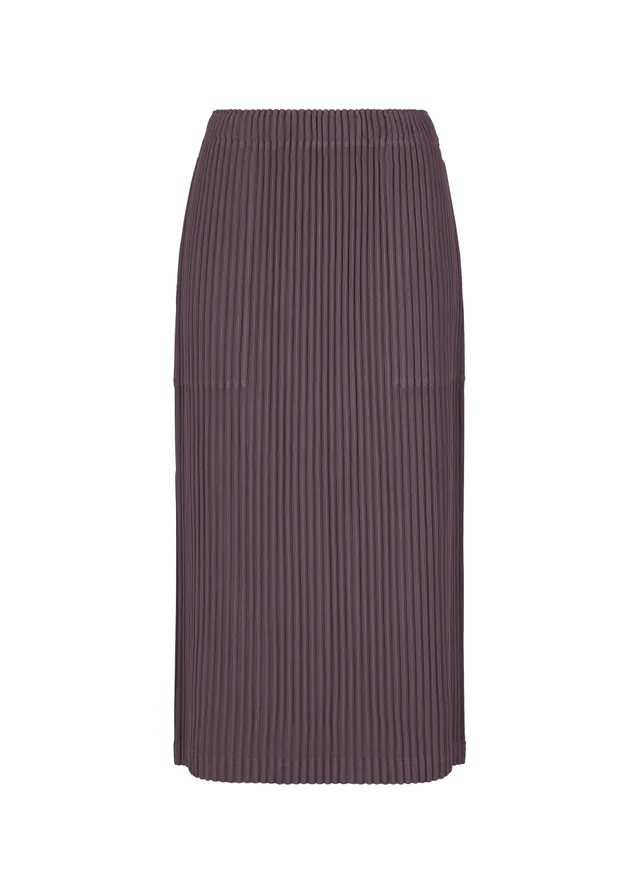 Issey Miyake Corduroy Pleats sukně taupe