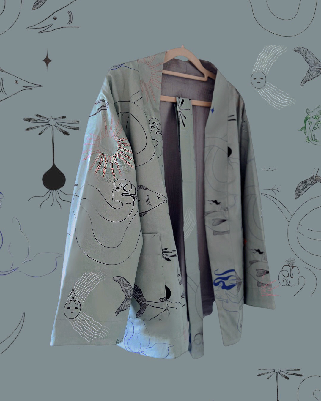 Aurelia & Zwei Frauen Gaja kimono šalvějové