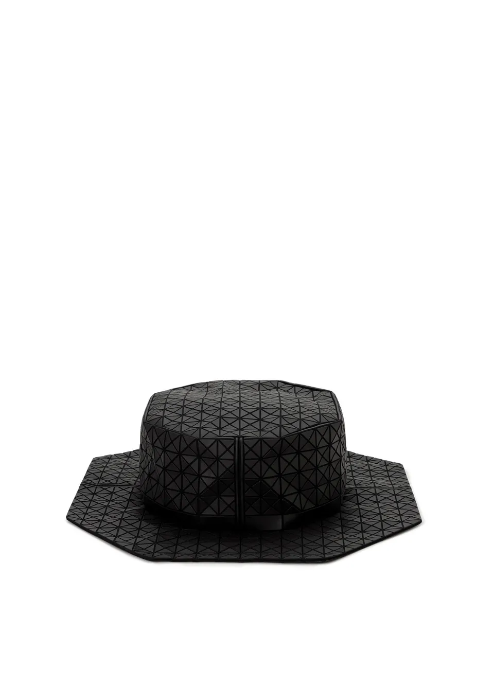 Issey Miyake Bao Bao Hat klobouk černý trojúhelníky