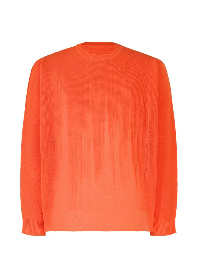 Issey Miyake Brush Close-Up Knit svetr Green