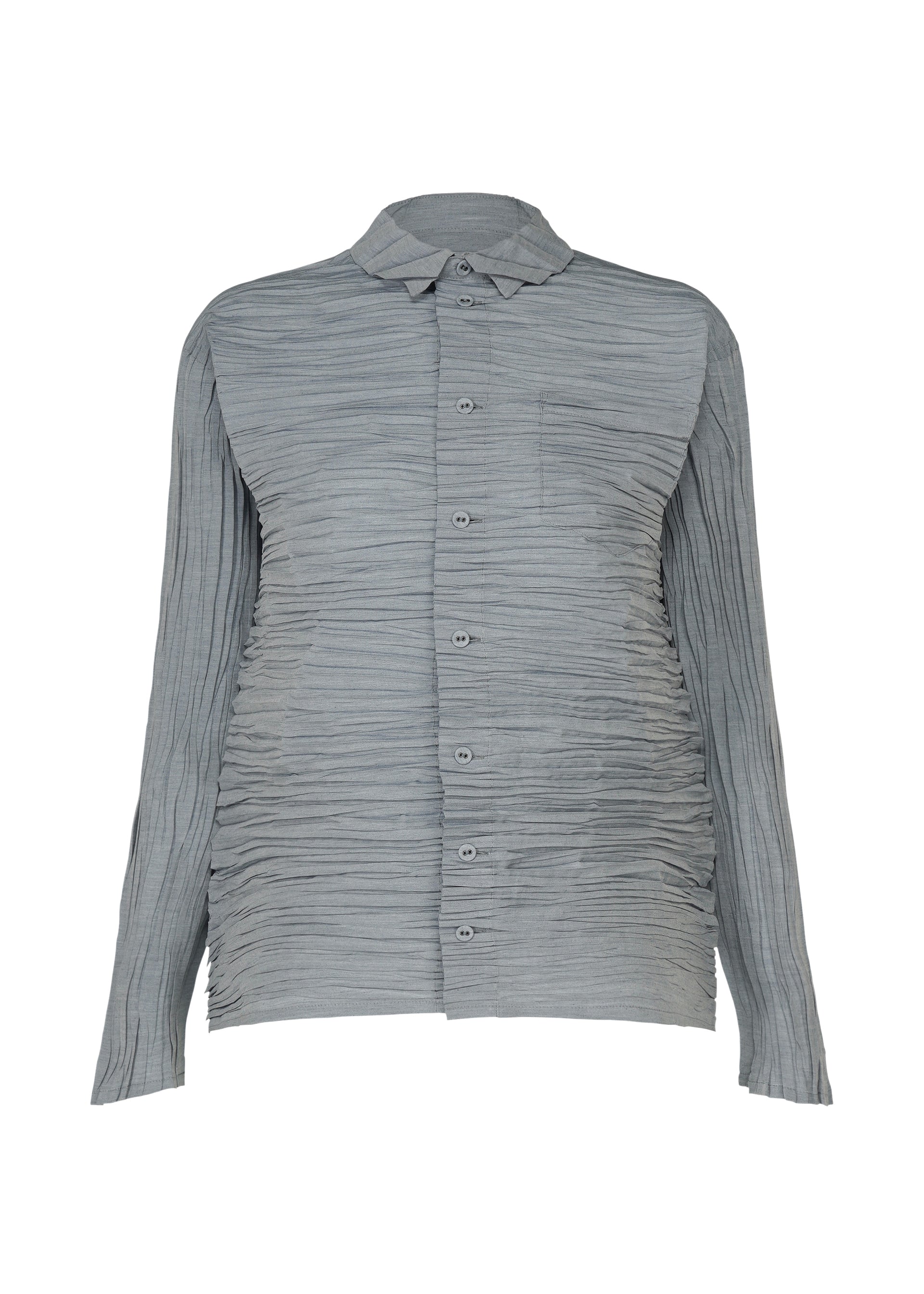 Issey Miyake Shibari Shirt košile bílá vel. 2 řasená