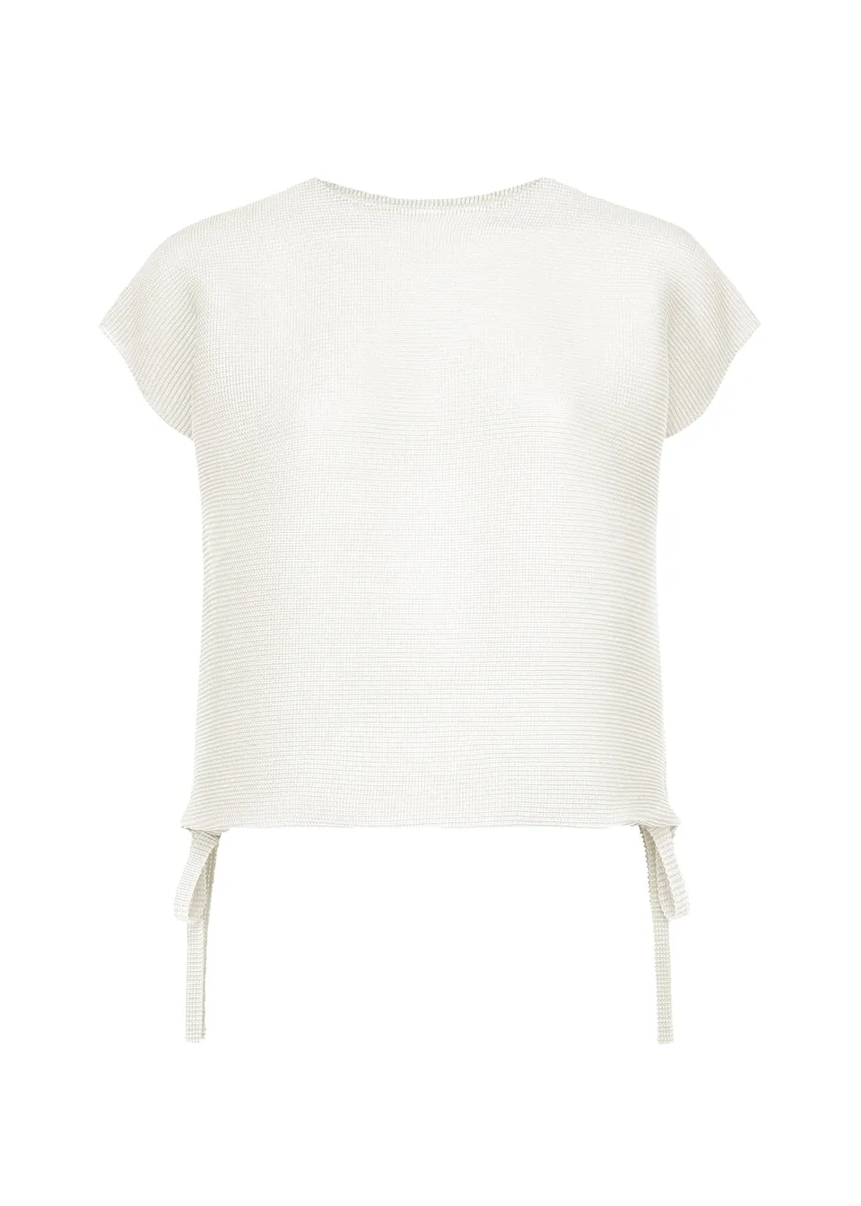 Issey Miyake Square Stretch top černý francouzský rukáv