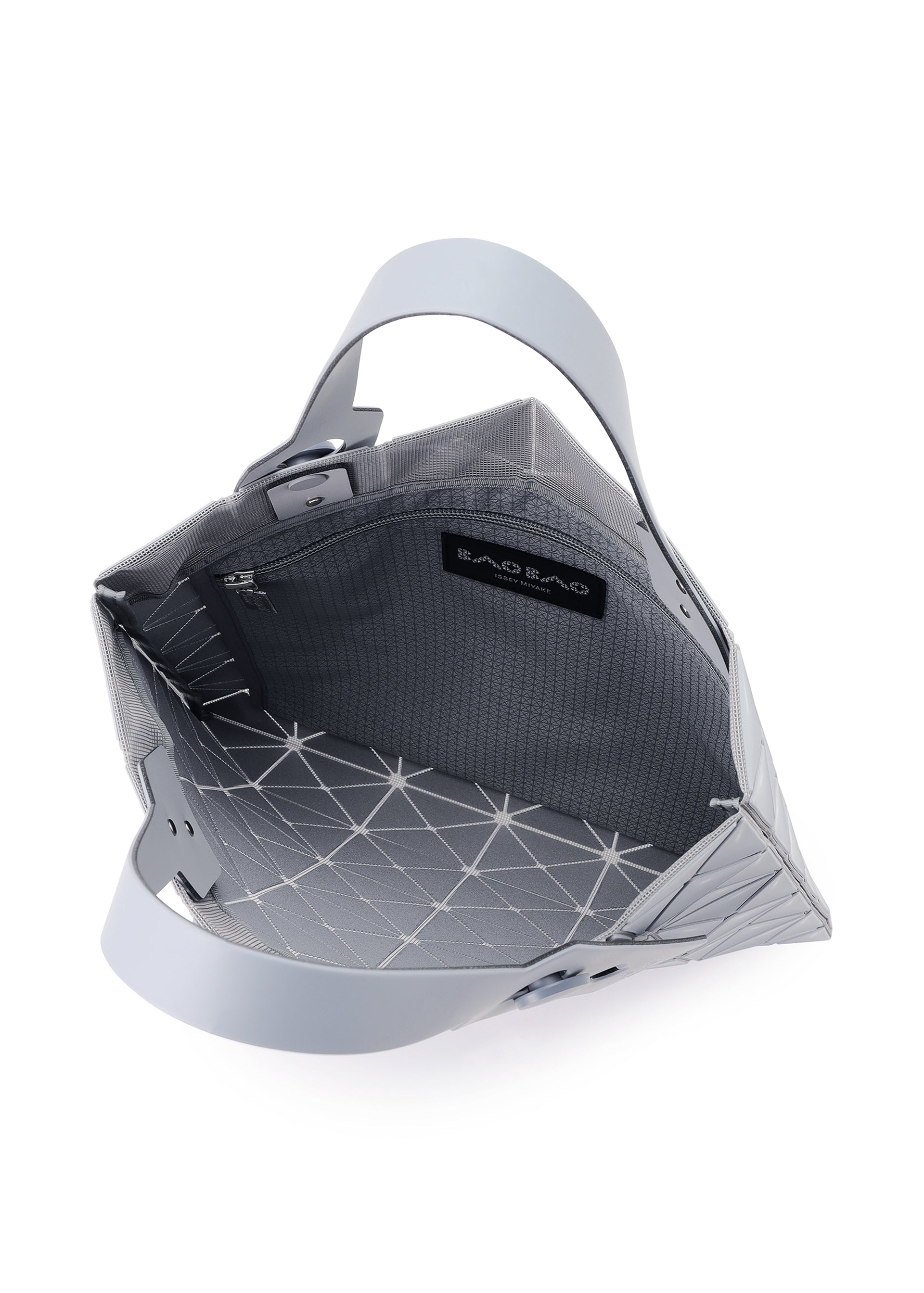 Bao Bao Issey Miyake Miniature tote šedá matná