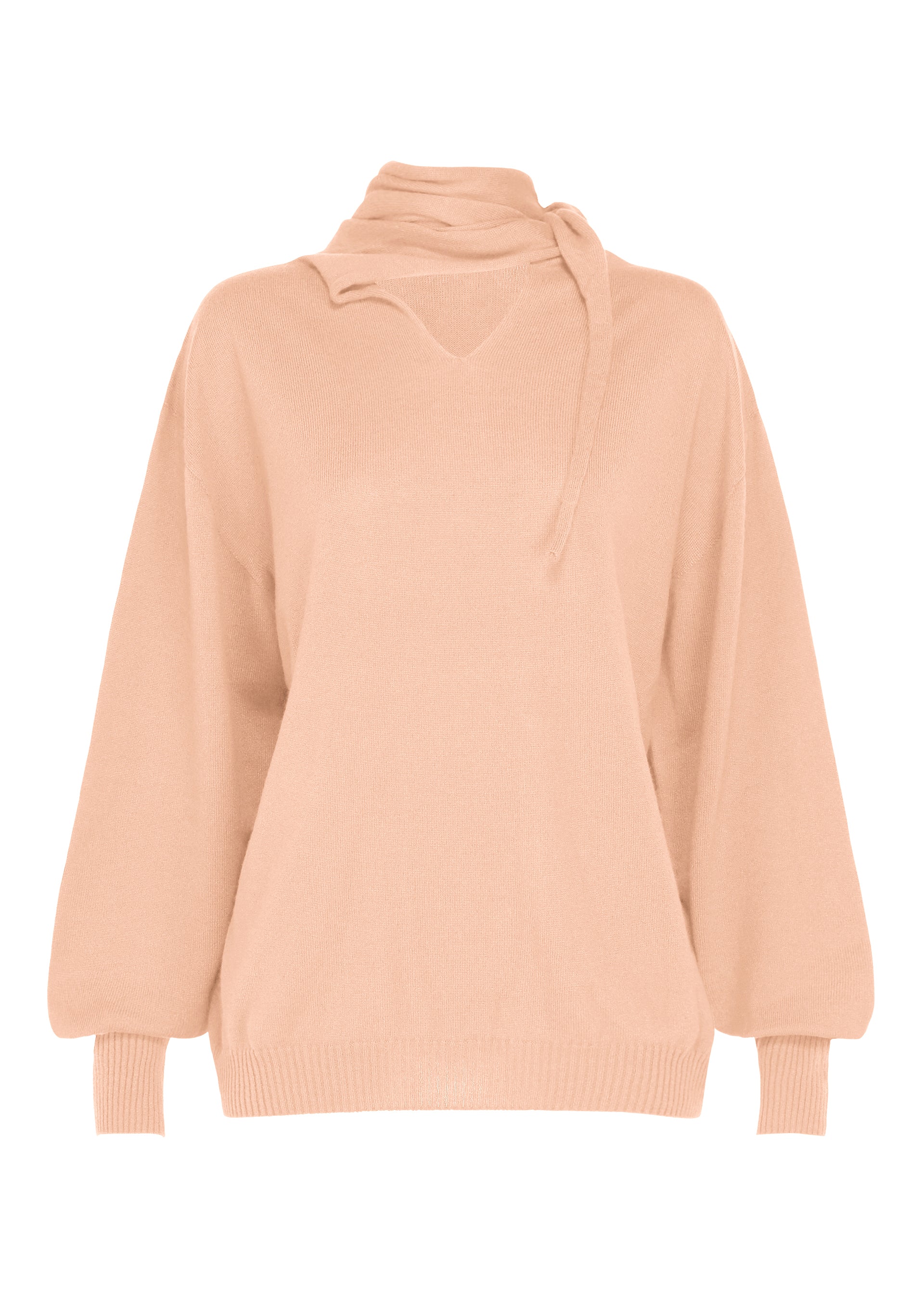 Issey Miyake Silk Cashmere Knit svetr Light Gray hedvábí