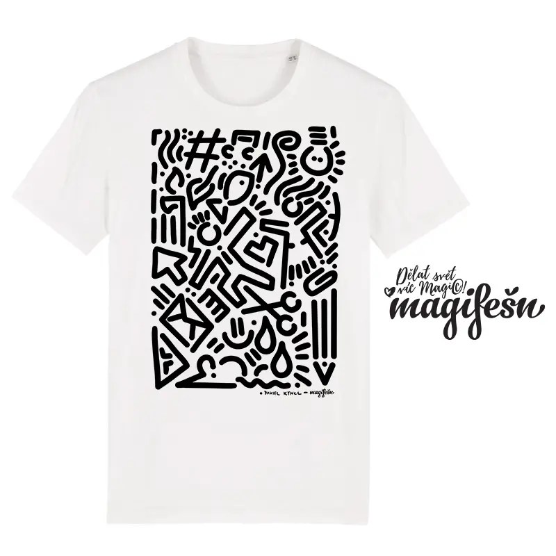 Magifešn Žena a Muž tričko XY unisex bio