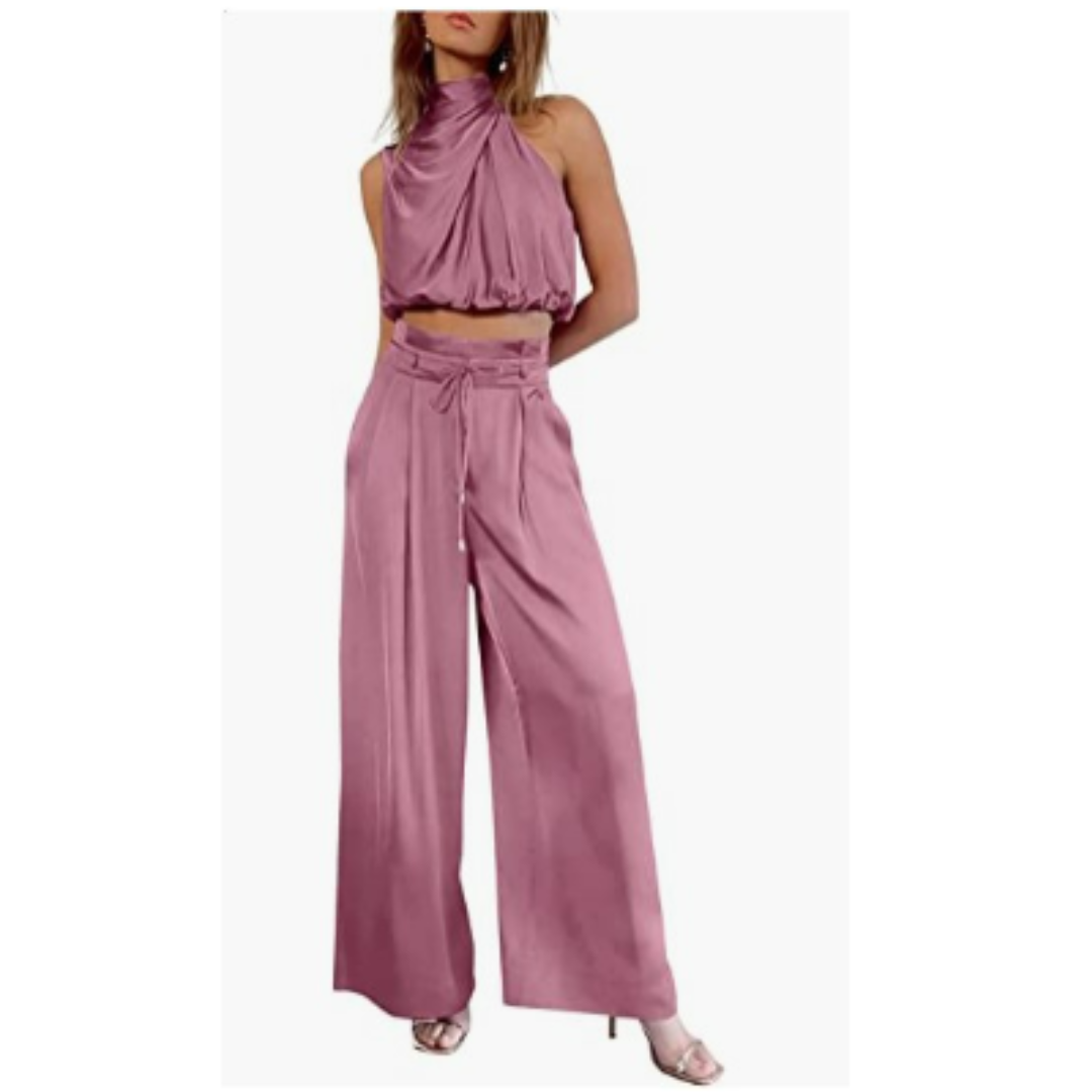 Norielle elegantní kombinéza bez rukávů černá splývavá