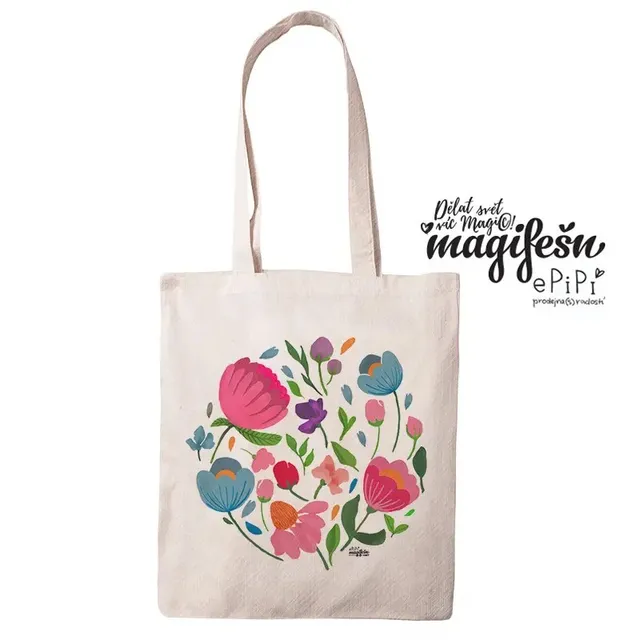 Magifešn MEDIUM Louka plátěná taška recyklovaná