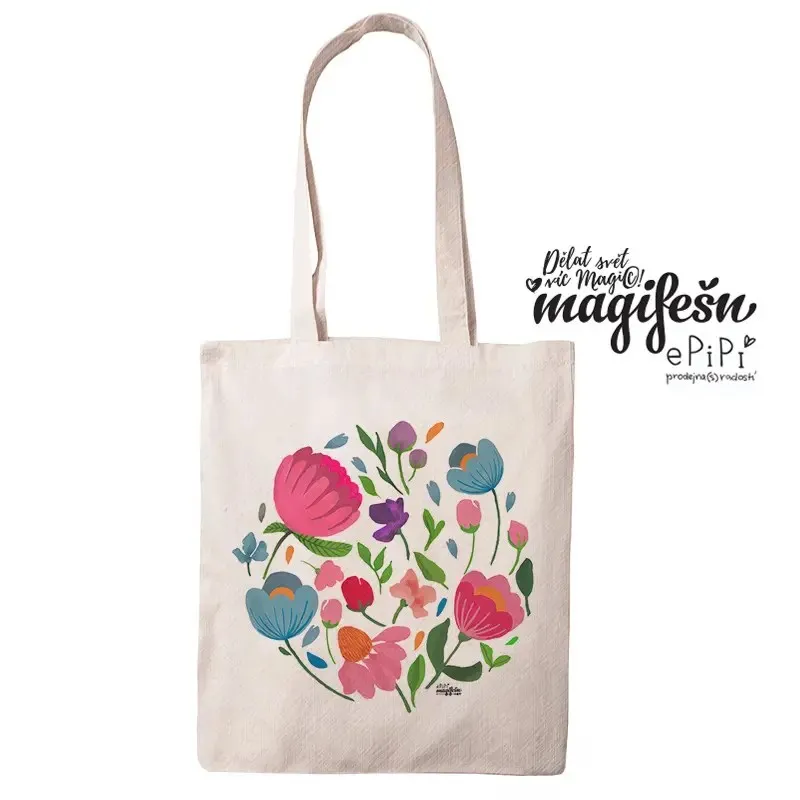Magifešn MEDIUM Louka plátěná taška recyklovaná